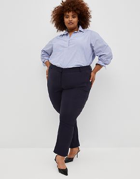 Photo of model in Lane Bryant ankle pants