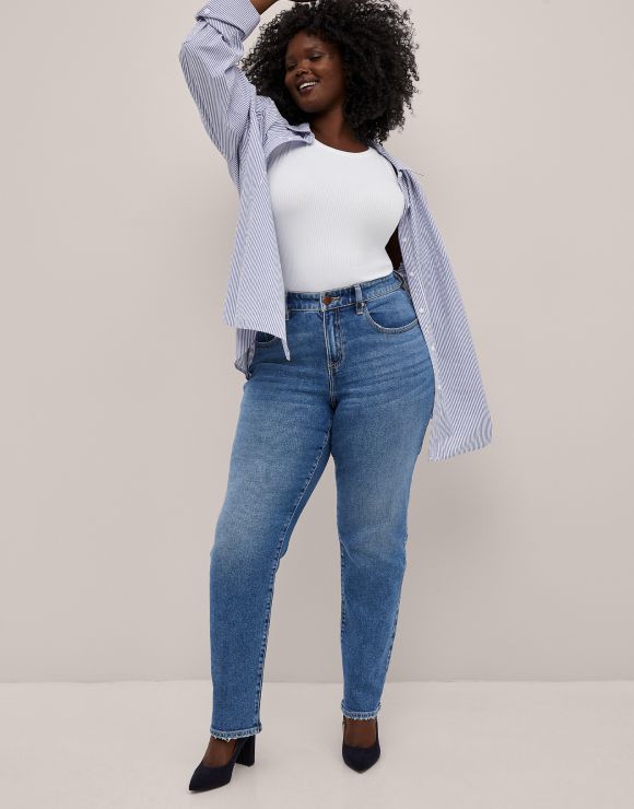 Extra wide leg jeans plus size hotsell