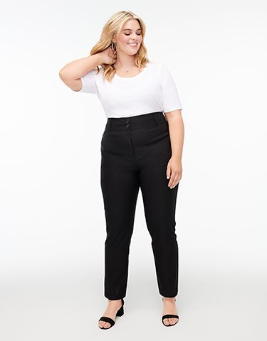 plus size stretchy dress pants