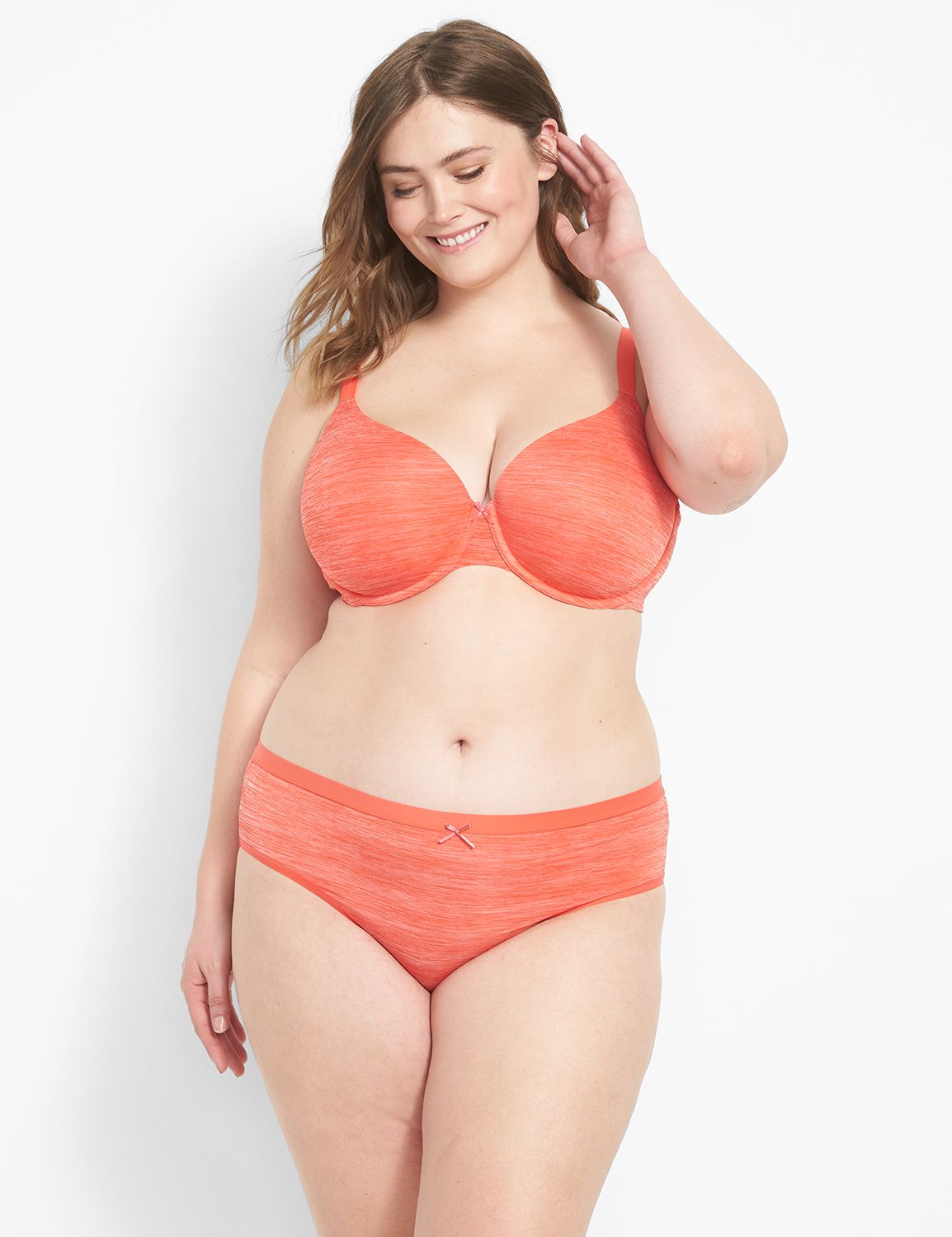 NoShow Hipster Panty MARL 1123181 LaneBryant