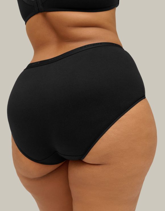 alternate Photo of model in Cacique brief panties