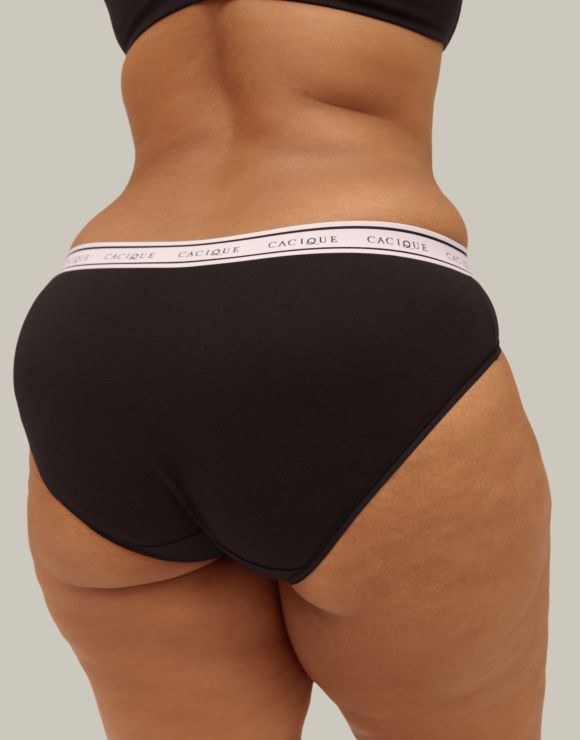 alternate Photo of model in Cacique hipster panties