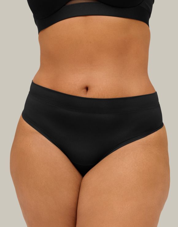 Photo of model in Cacique thong panty