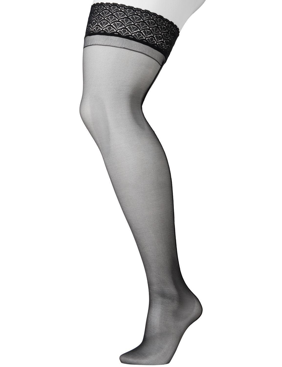 Back Seam Thigh Highs