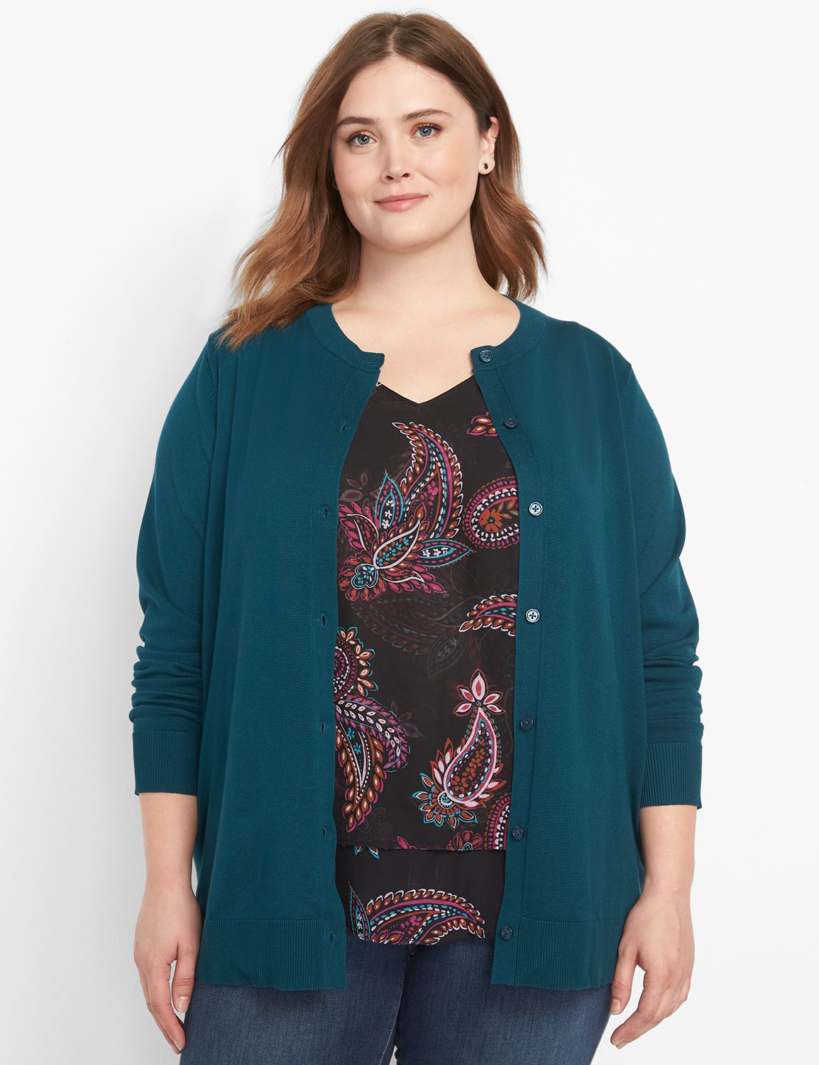 Lane bryant cardigan clearance sweaters