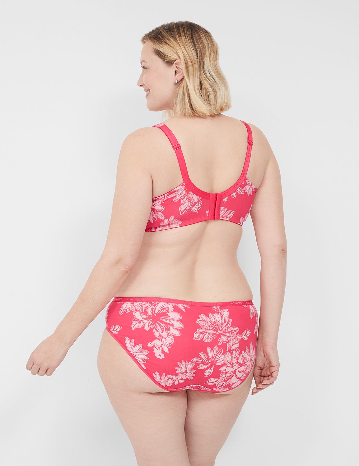 Cotton Boost Plunge Printed 1141242 | LaneBryant