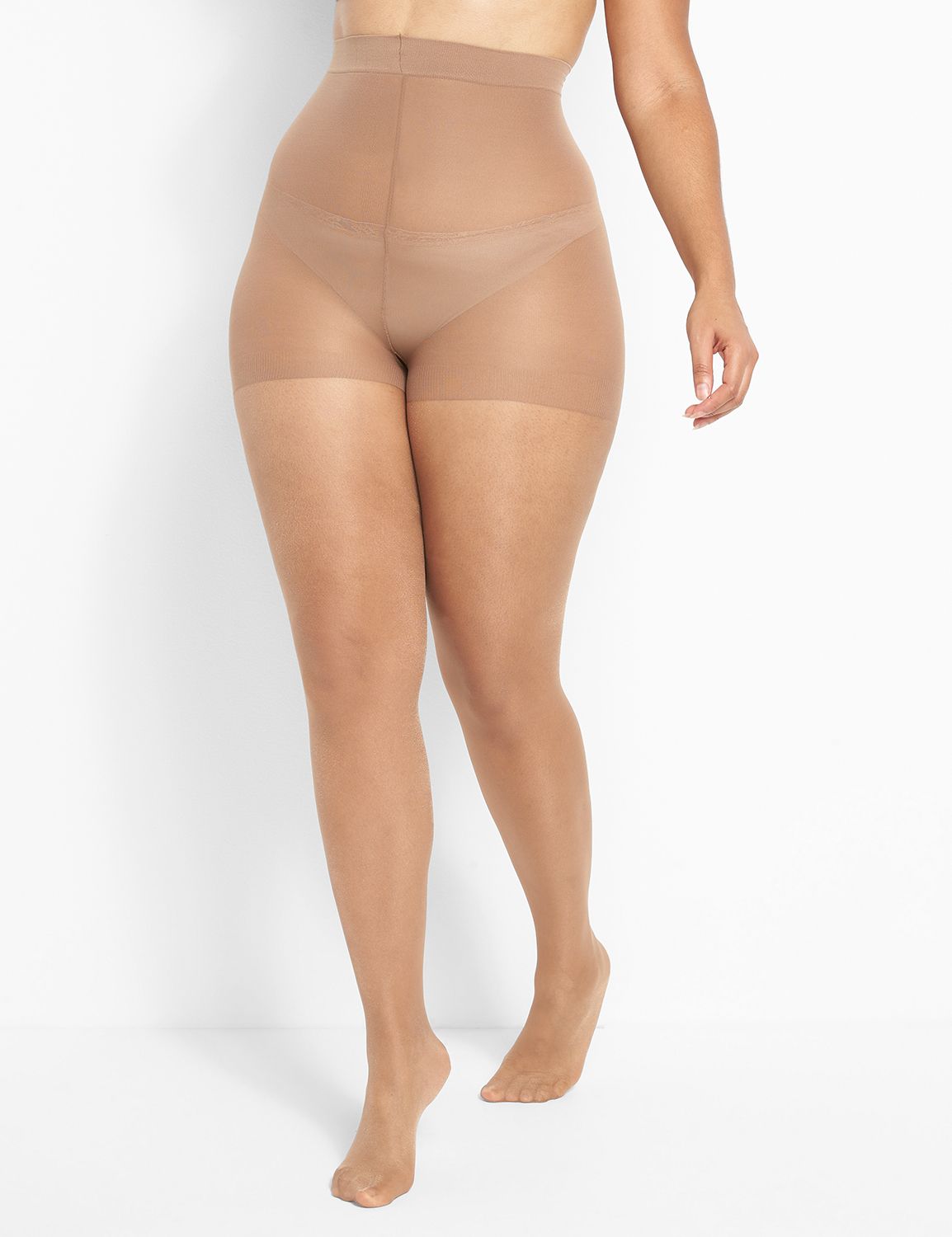 Opaque Smoothing Tights - 50 D Sheer To Waist
