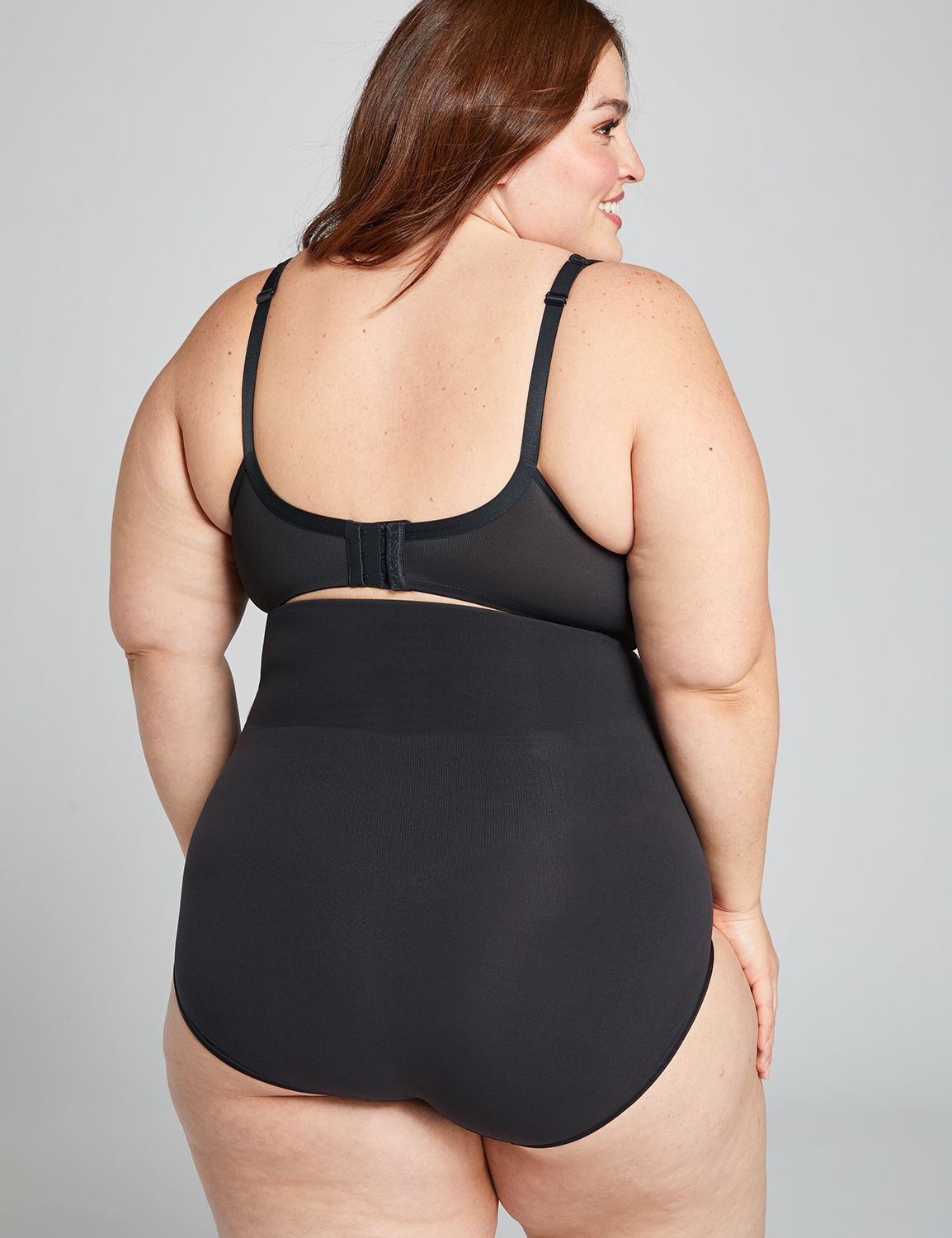 Large Black Higher Power Panty 210390258 | LaneBryant