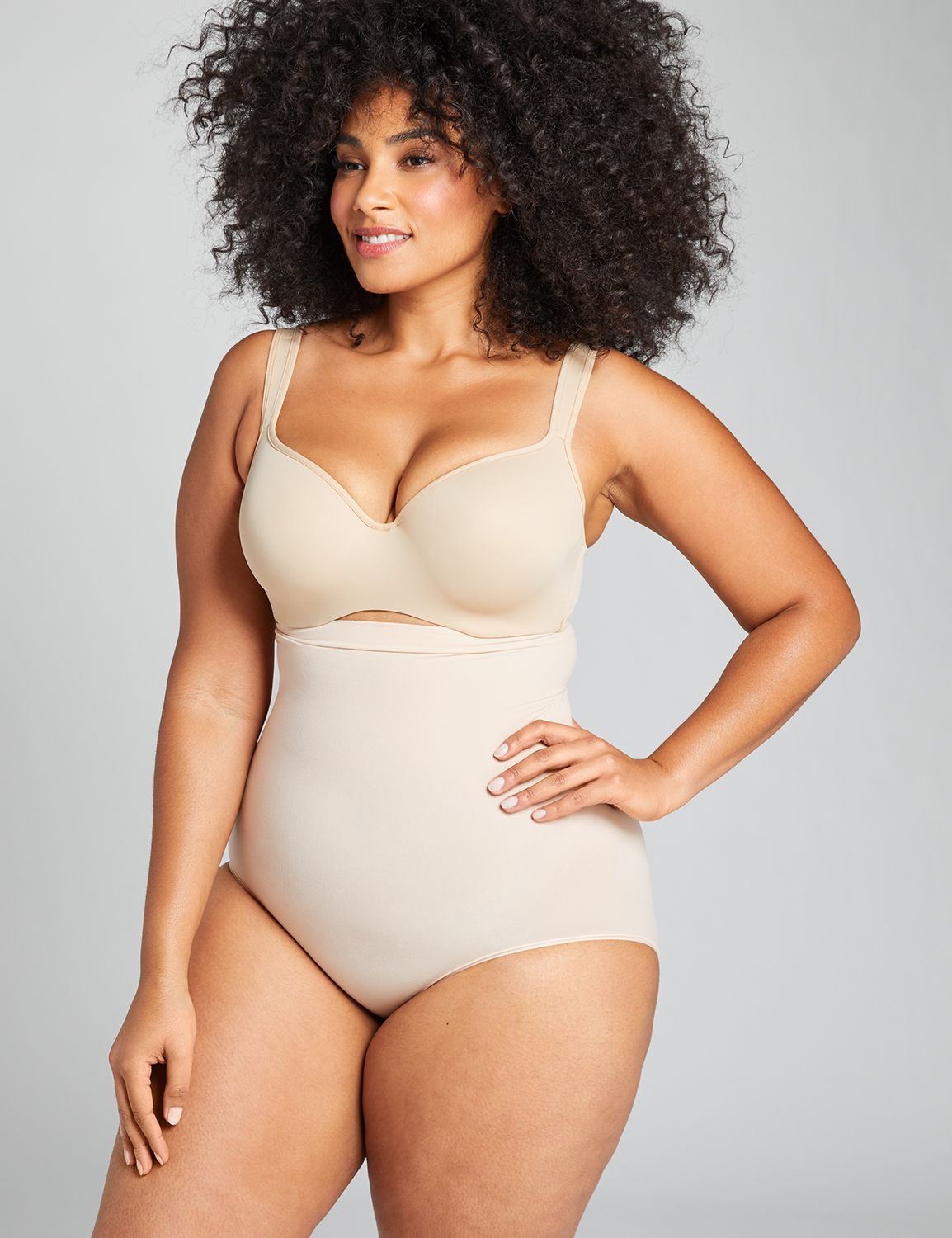 plus size strapless shapewear bodysuit