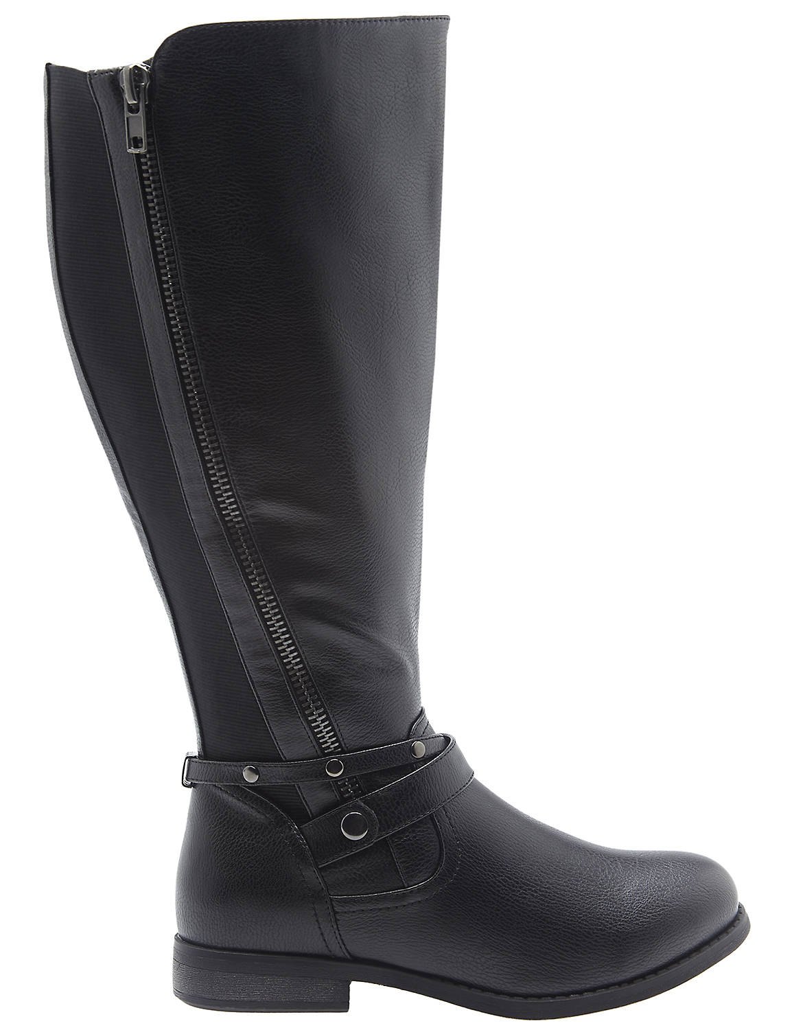 ZIPPER DETAIL RIDING BOOT Product Image 2