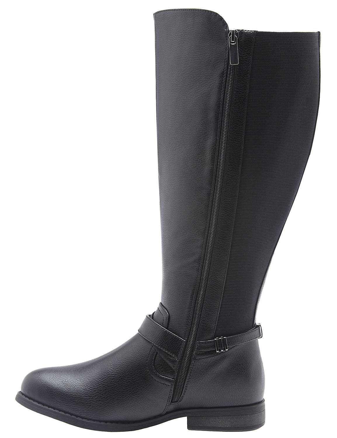 ZIPPER DETAIL RIDING BOOT Product Image 3