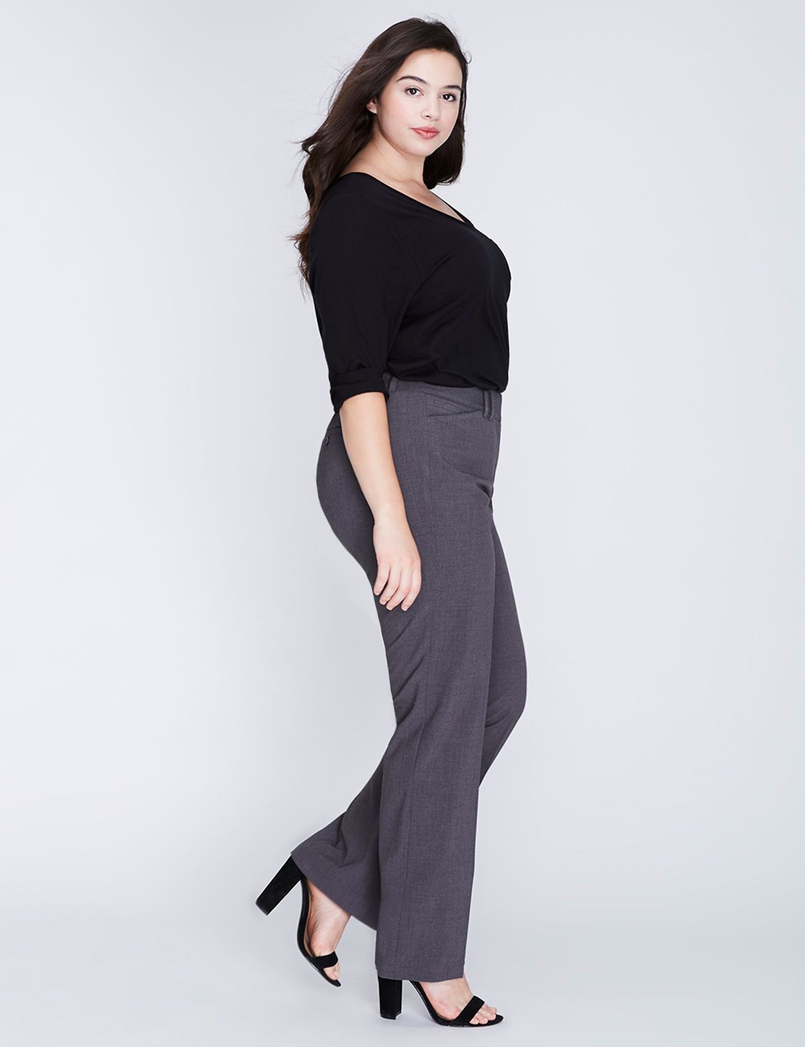 18 B65 Heather Grey Lena T3 Trouser Pants 1031947