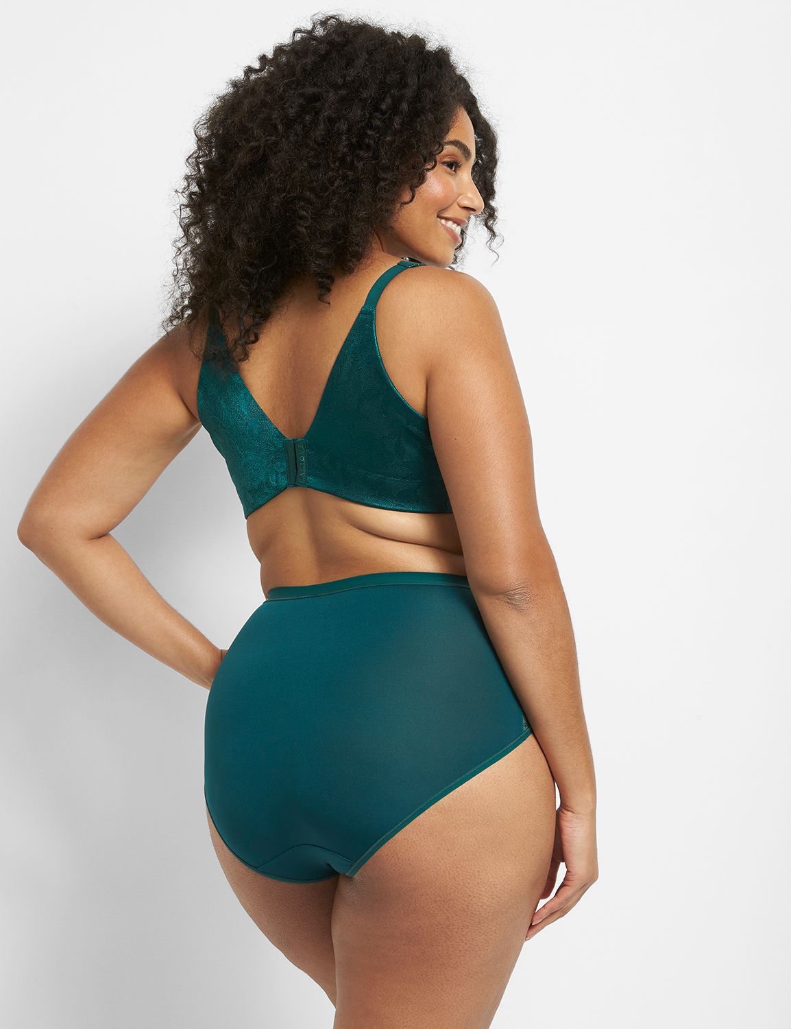 Backsmoothing Lightly Lined Full Coverage UW with Satin Lace - CH