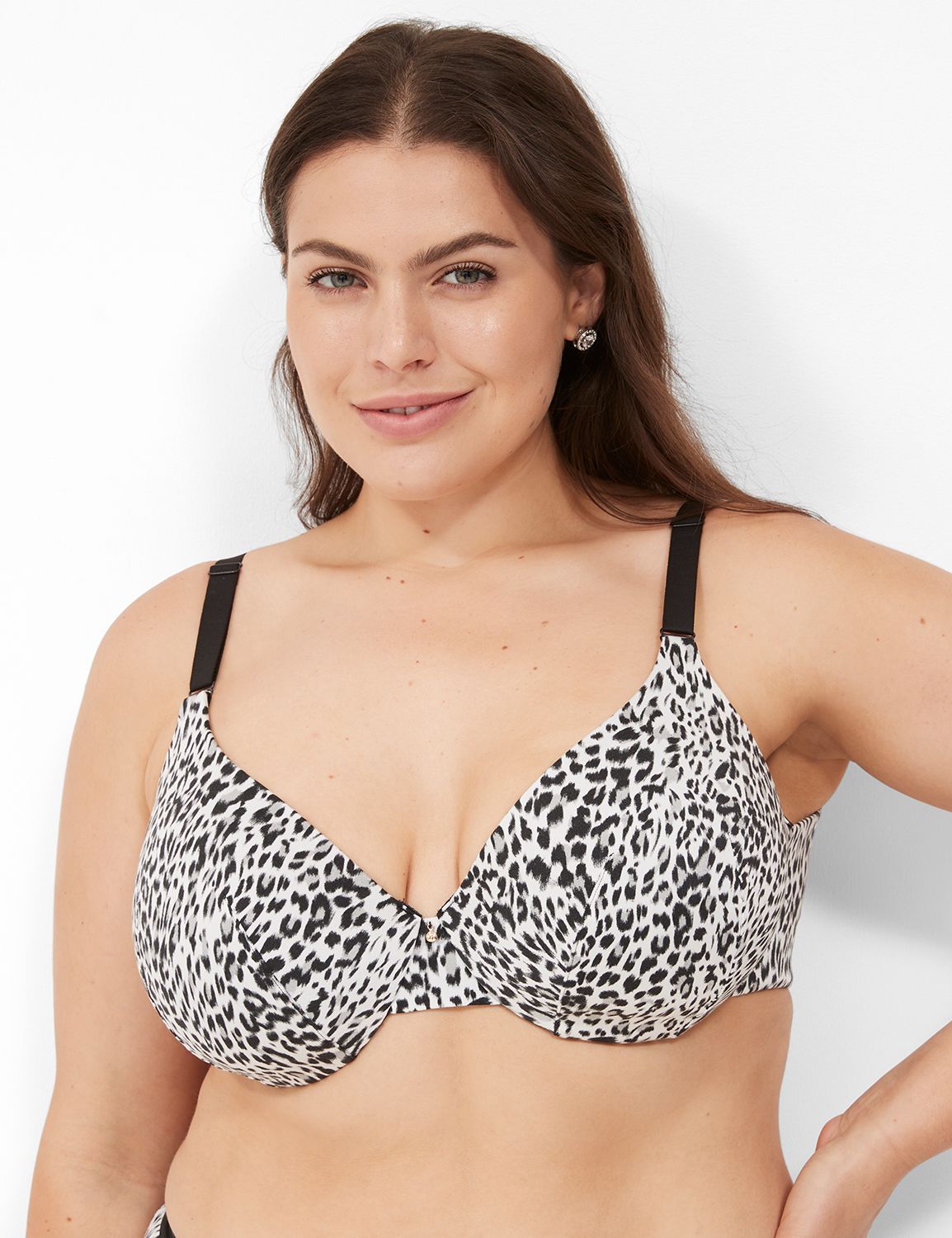 Cacique Invisible Backsmoother Lightly Lined Full Coverage Bra 46C
