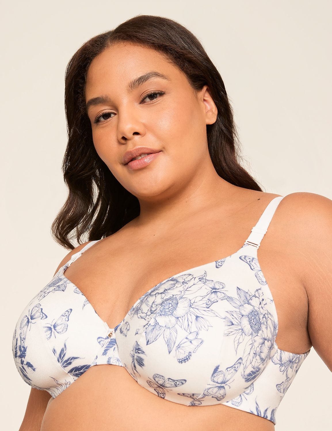 White Plus Size Full Coverage Bra | Cacique