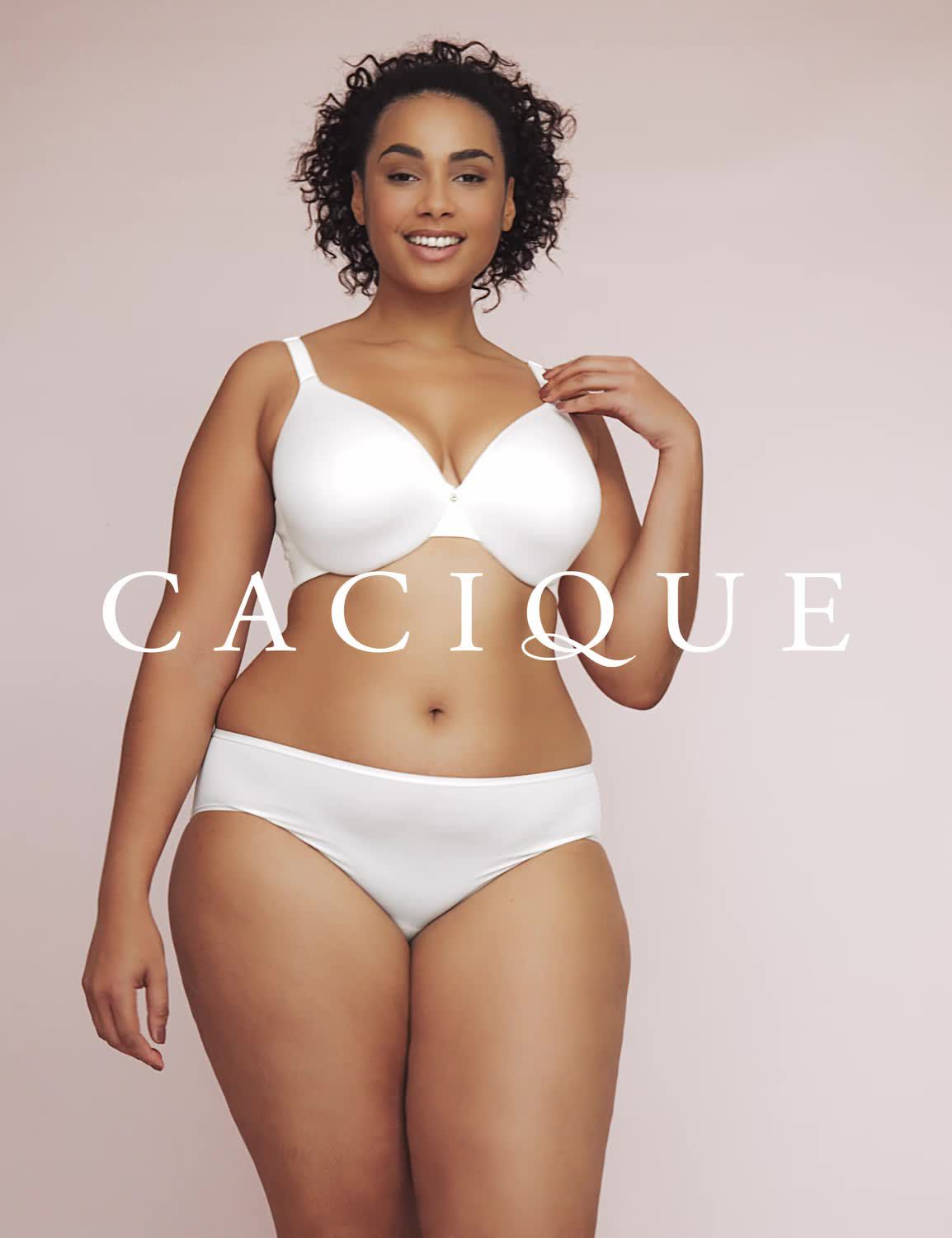 Cacique Invisible Back Smoother Full Coverage Bra BEIGE Lane Bryant New NWOT