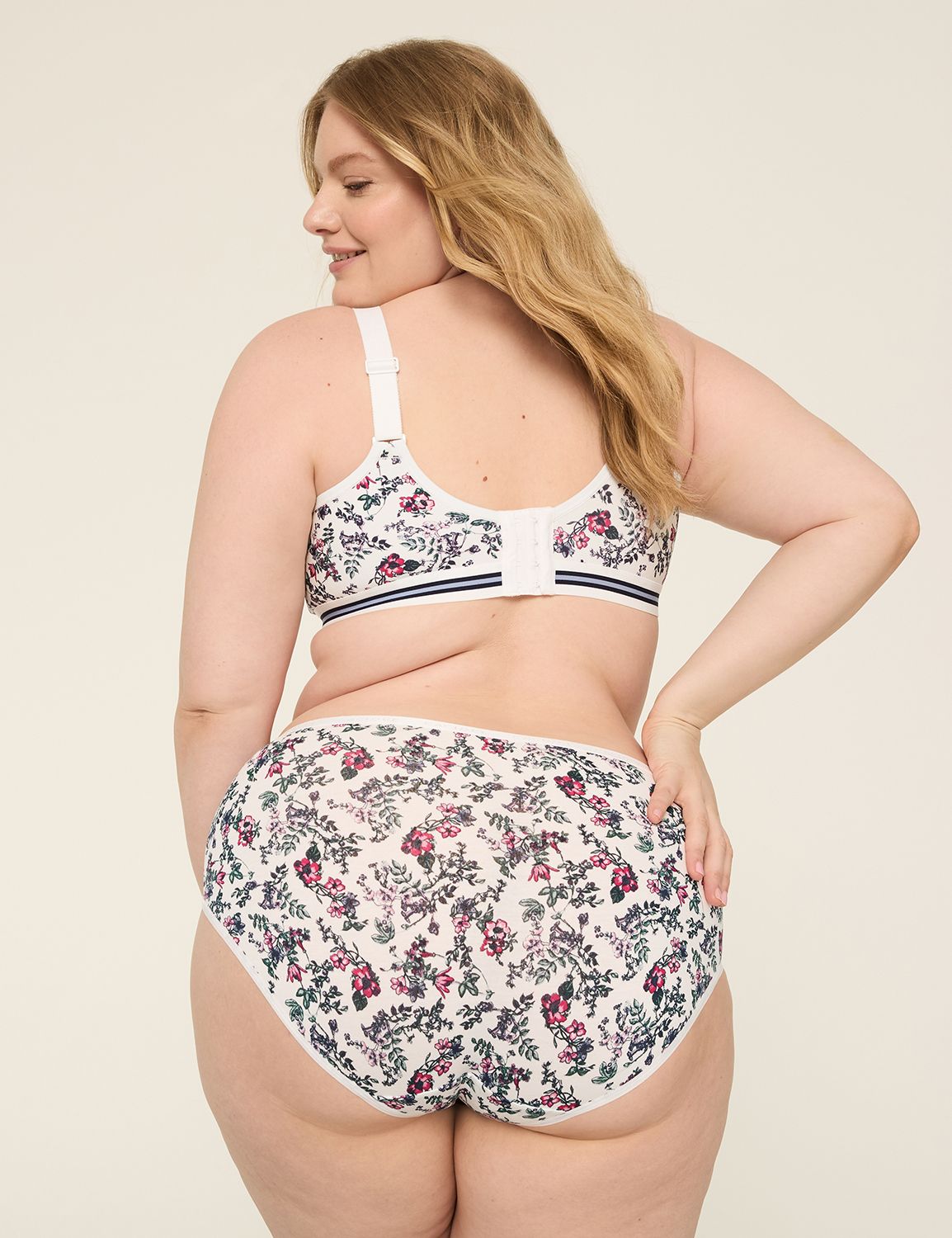 Cotton High-Leg Brief Panty