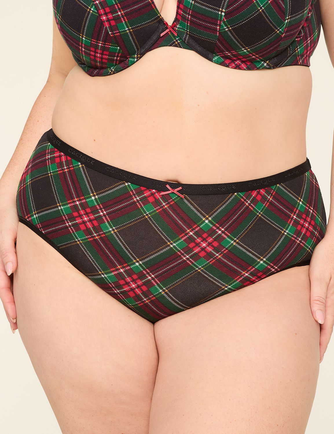 Cotton High-Leg Brief Panty