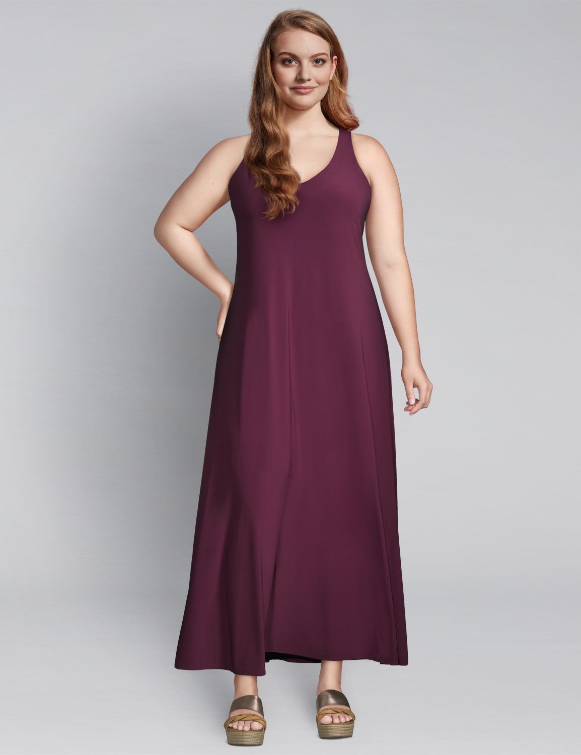 racerback maxi dress