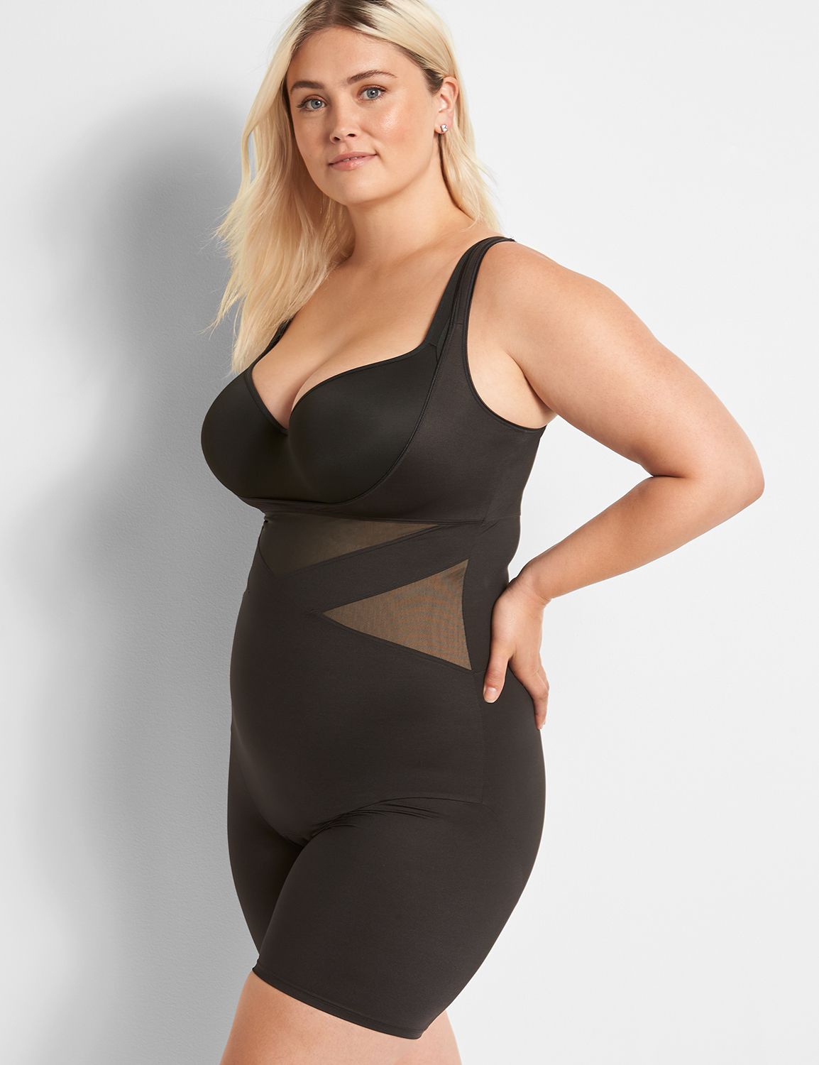 Capri Happy Butt No.7 - Double Layer Waistband Body Shaper Nude