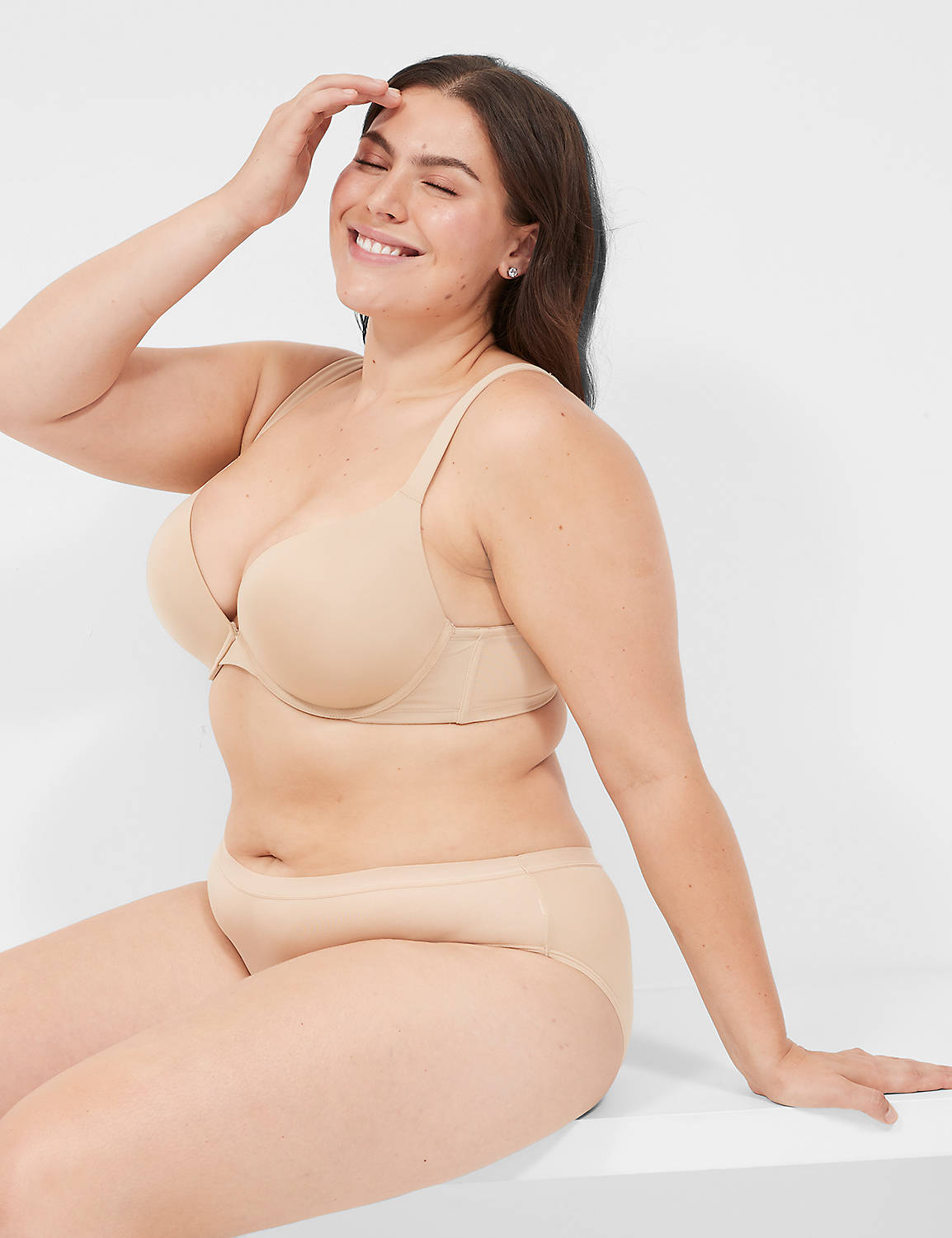 Body Bliss Plunge Double Push Up - Nude