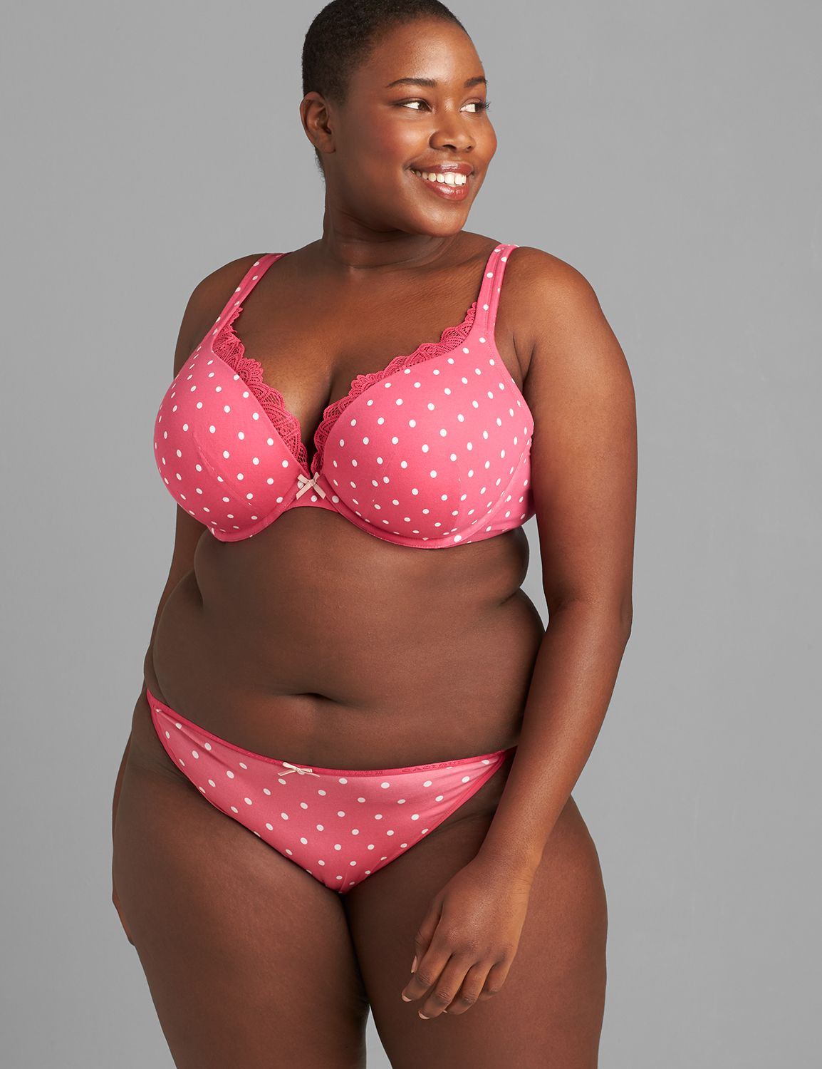 Cotton Boost Plunge Bra Product Image 1