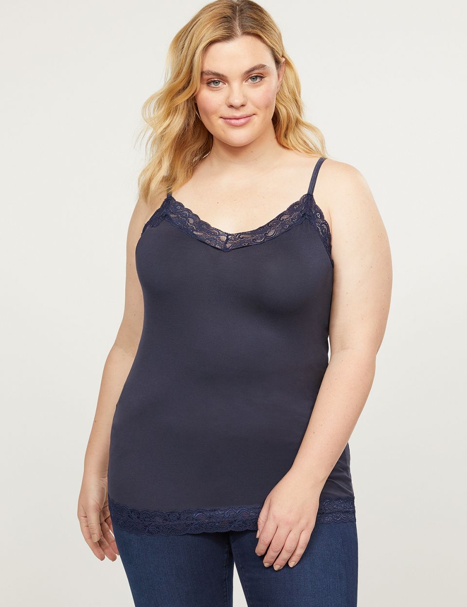 Lace Trim Cami Lane Bryant