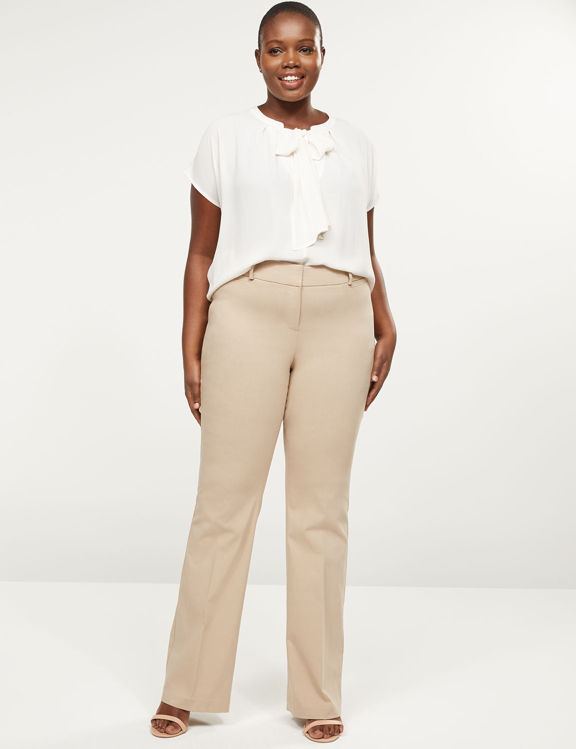 khaki plus size pants