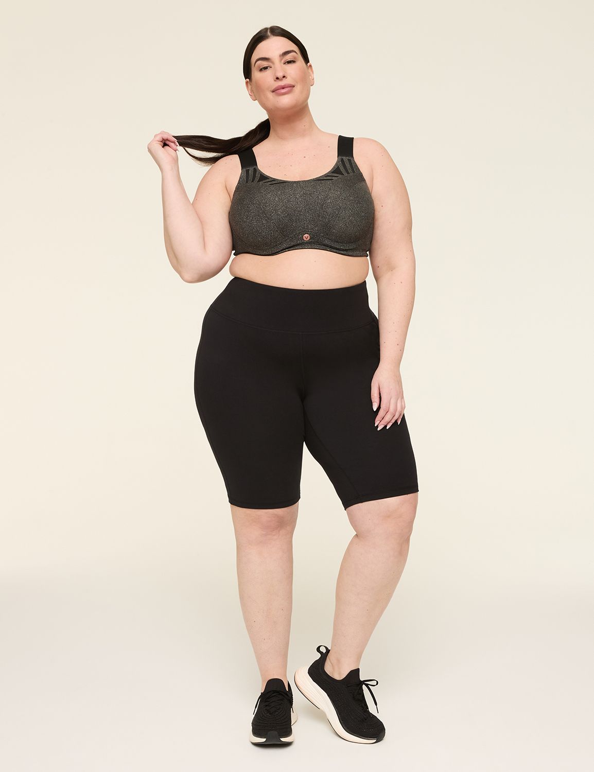 Lane Bryant Livi High-Rise Wicking 7/8 Legging / Disco Burst