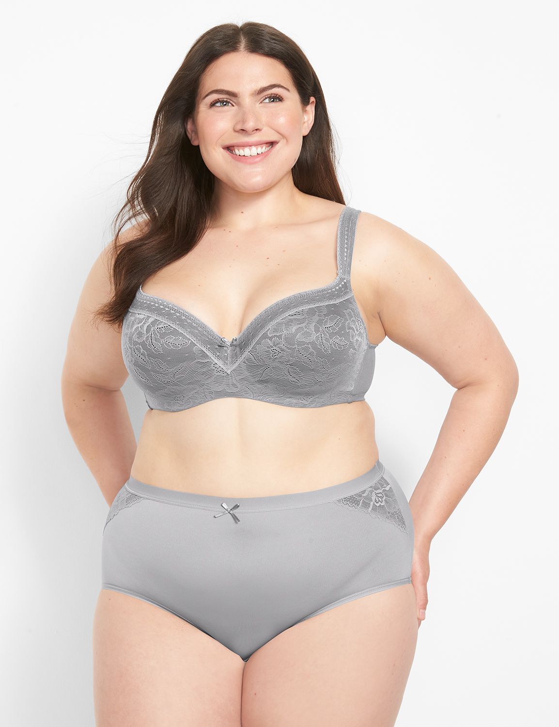 Cacique, Intimates & Sleepwear, Lane Bryant Cacique Balconette Sexy Lift  Support Bra Modern Lace Lightly Padded
