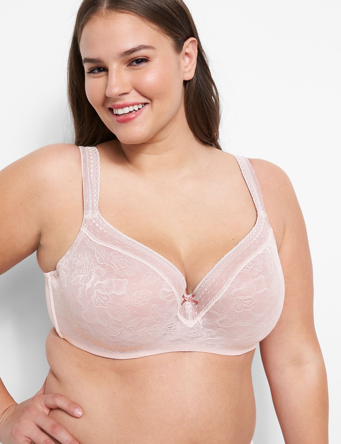 Modern Lace Lightly Lined Balconette Bra