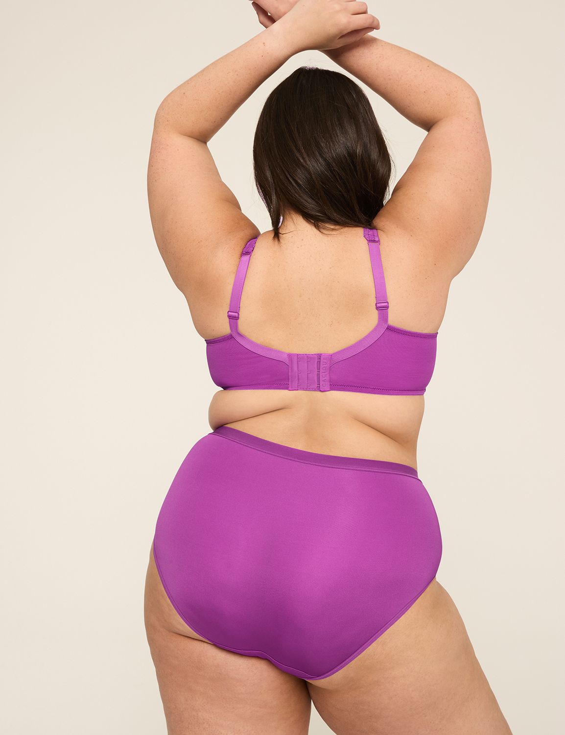 Unlined Full Coverage Bra with Lace