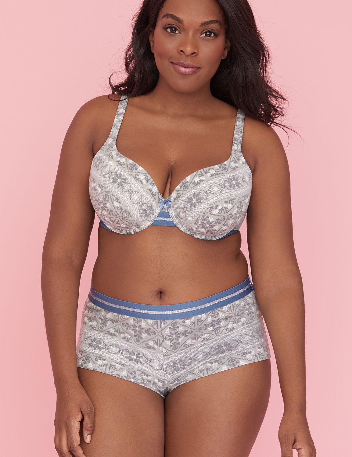 Available in Plus Size. We gave our cotton boyshort a sporty, laid-back vibe via a striped waistband. (We dropped Sassy from the name but didn't change a thing. Same fit. Same fabric. Same panty you love.) Sits high on the hip. Full coverage. Item Number #244462, Imported plus size panty