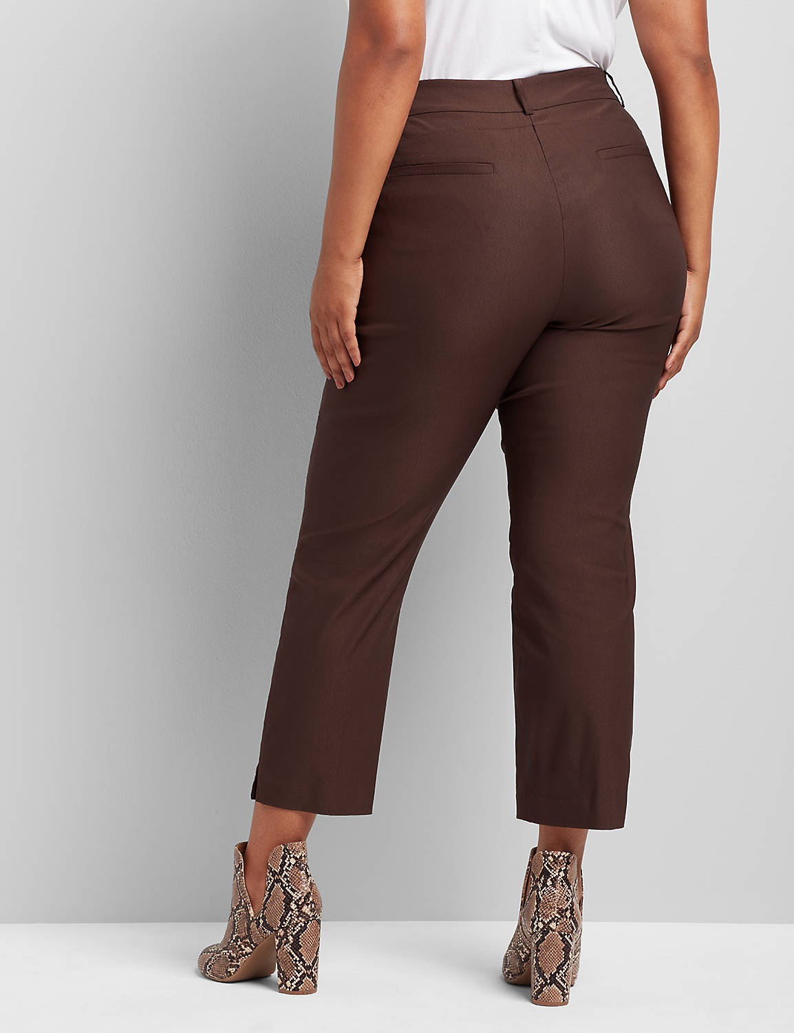 Allie Mid Rise Ankle 1117966:PANTONE Coffee Bean:12 Product Image 2