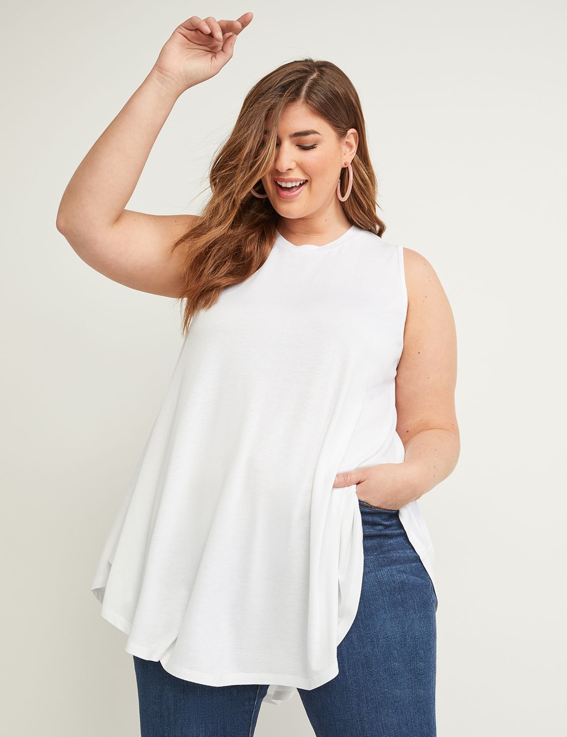 lane bryant white shirts