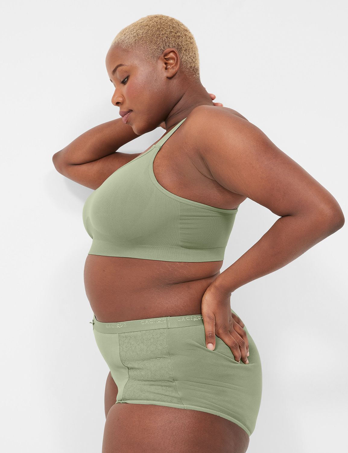 Seamless Scoop Bralette Multi Strap Product Image 3