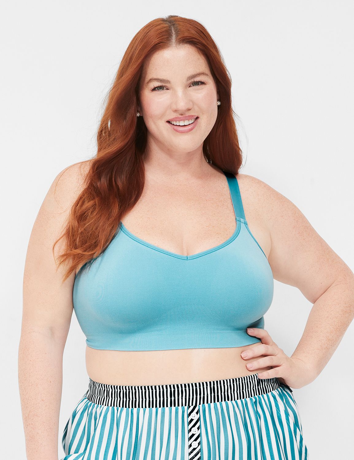Seamless Scoop Bralette Multi Strap Product Image 1