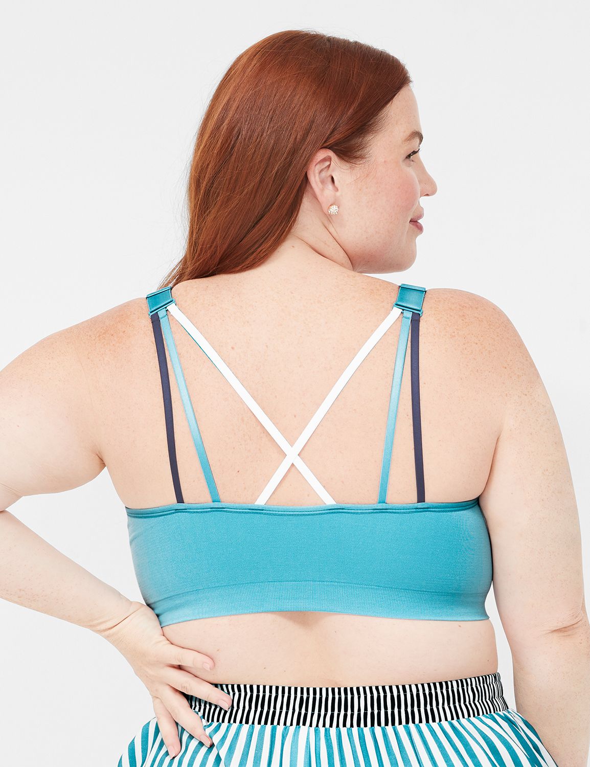 Seamless Scoop Bralette Multi Strap Product Image 2