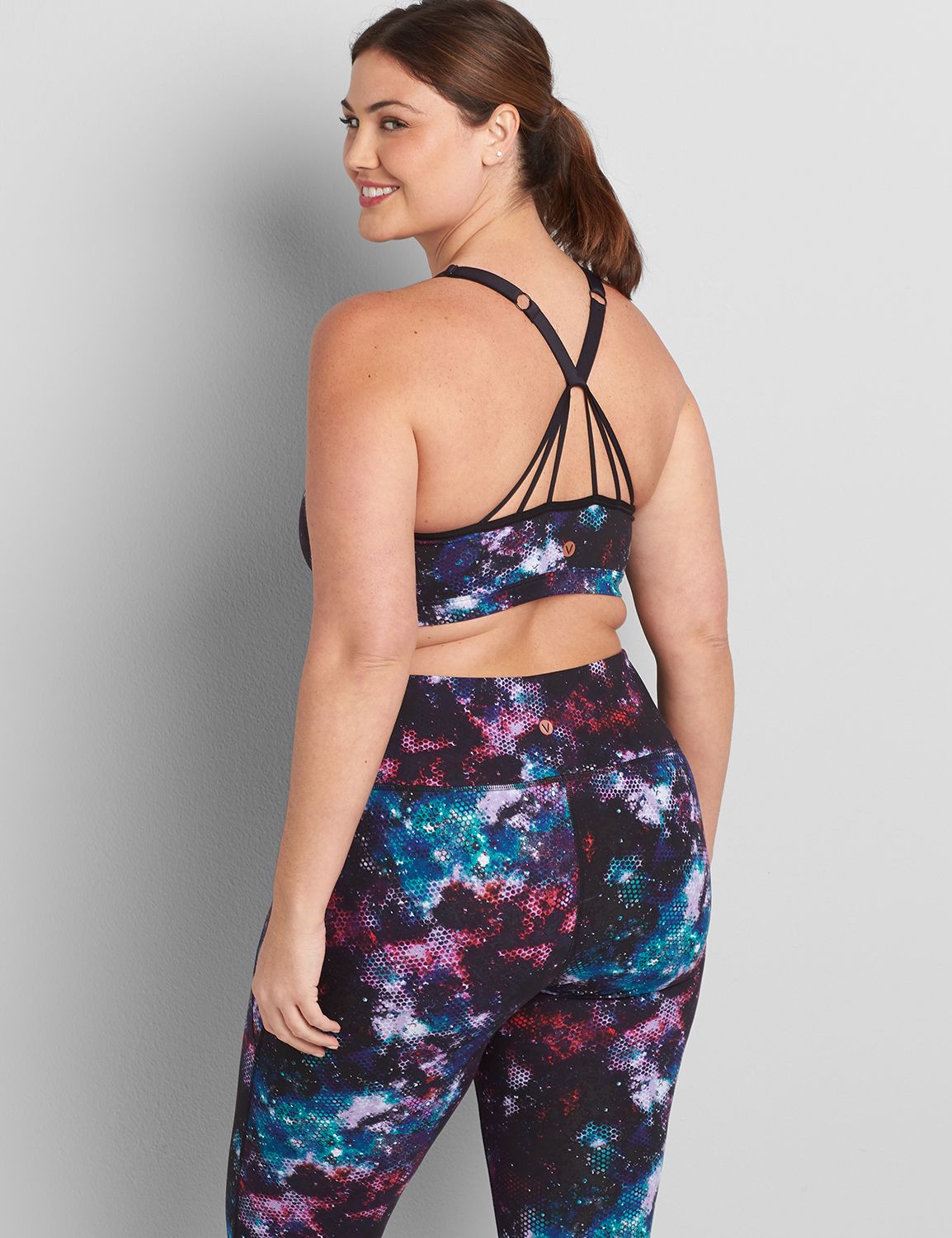 LIVI Super Soft Low Impact NW Sport Bra 1116629-S:LBH20045_GalacticTexture_colorway9:22/24 Product Image 2