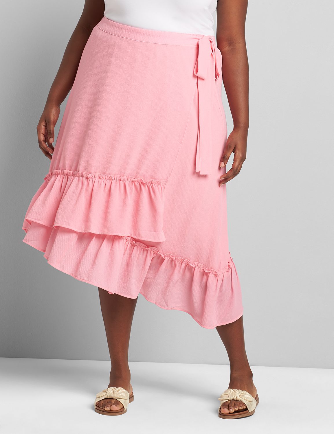 Wrap Midi Skirt Product Image 3