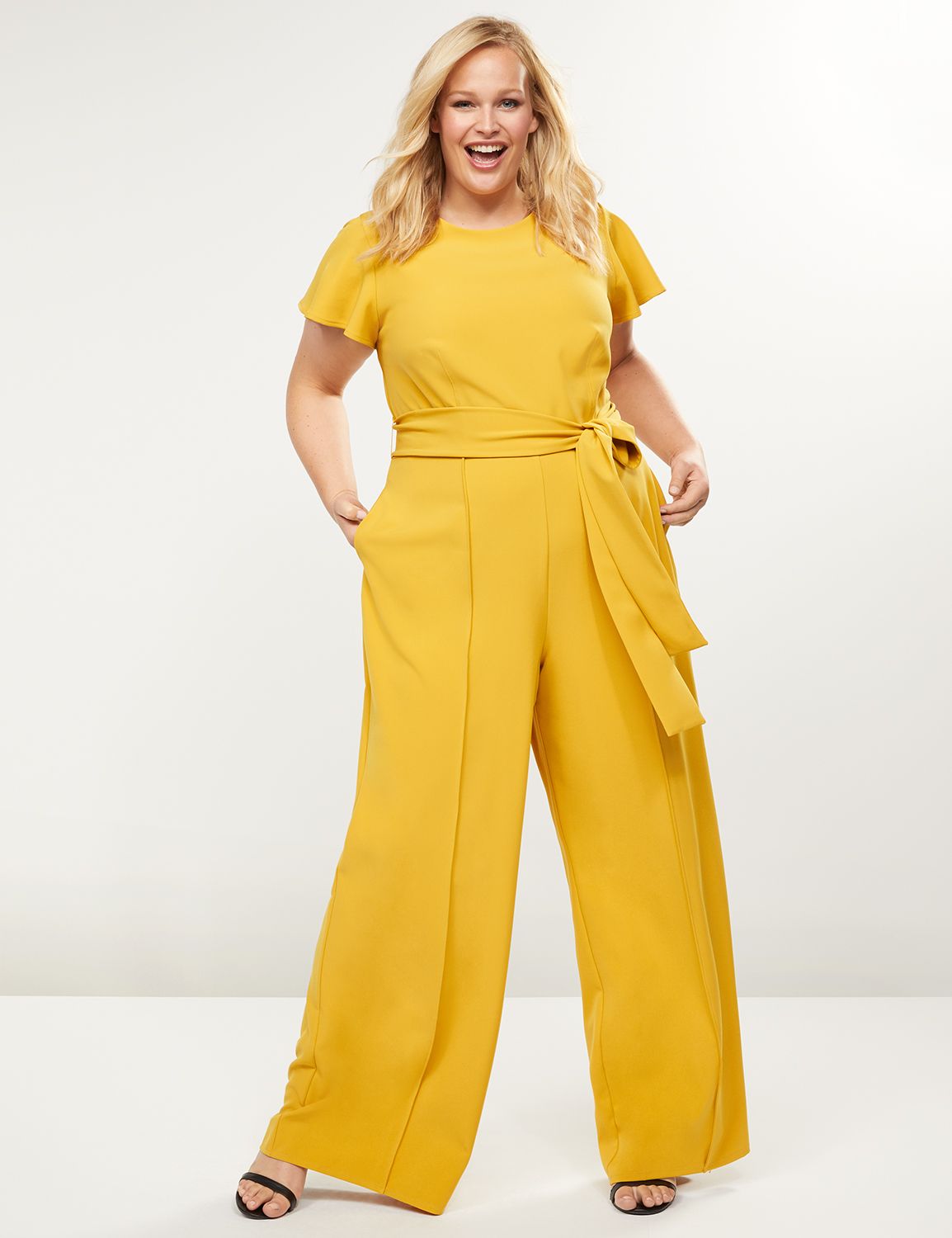 yellow gold jumpsuit