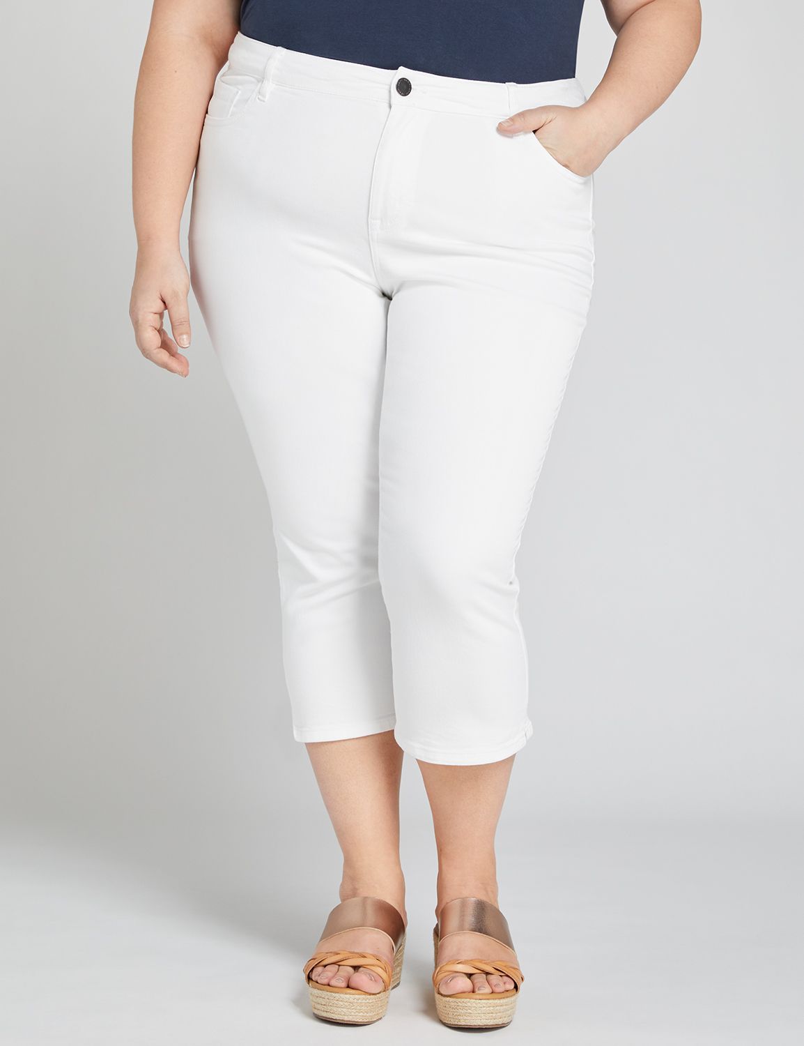 lane bryant white pants