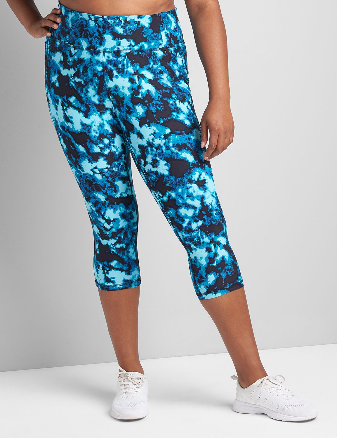 Power Capri Wicking Legging S 1118348:LBSU21017_SpacedTieDye_colorway7:34/36 Product Image 1