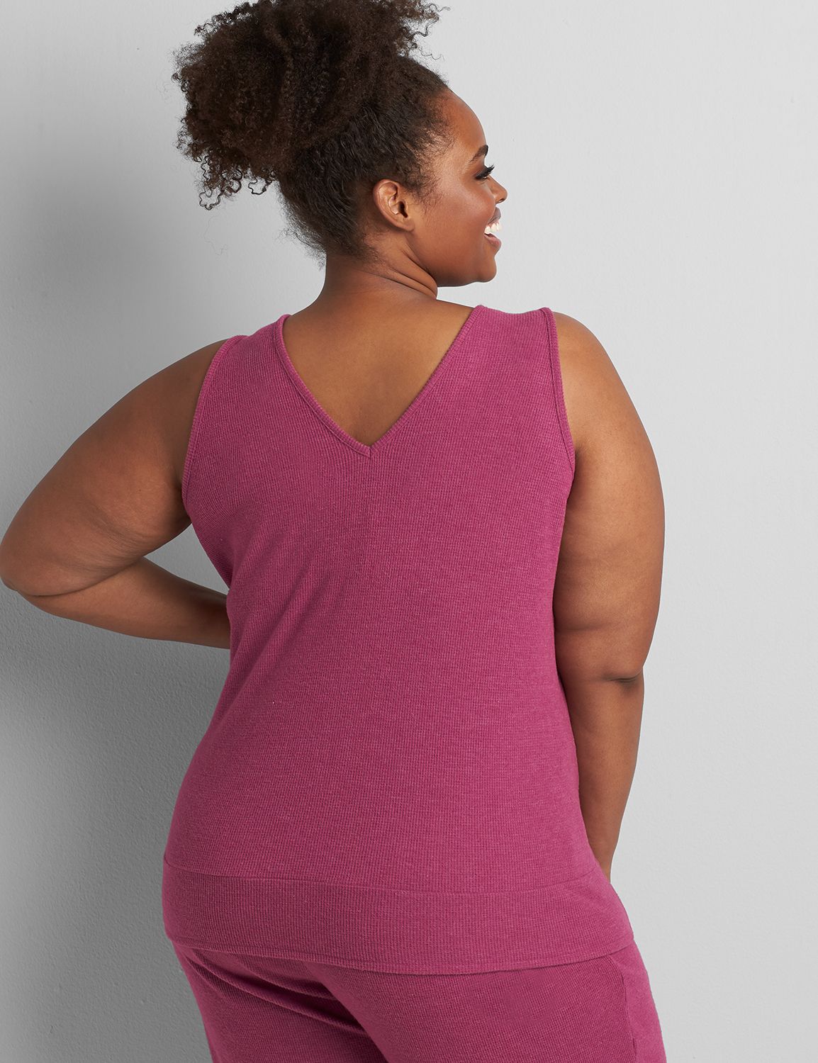 LIVI Waffle-Knit Tank Product Image 2