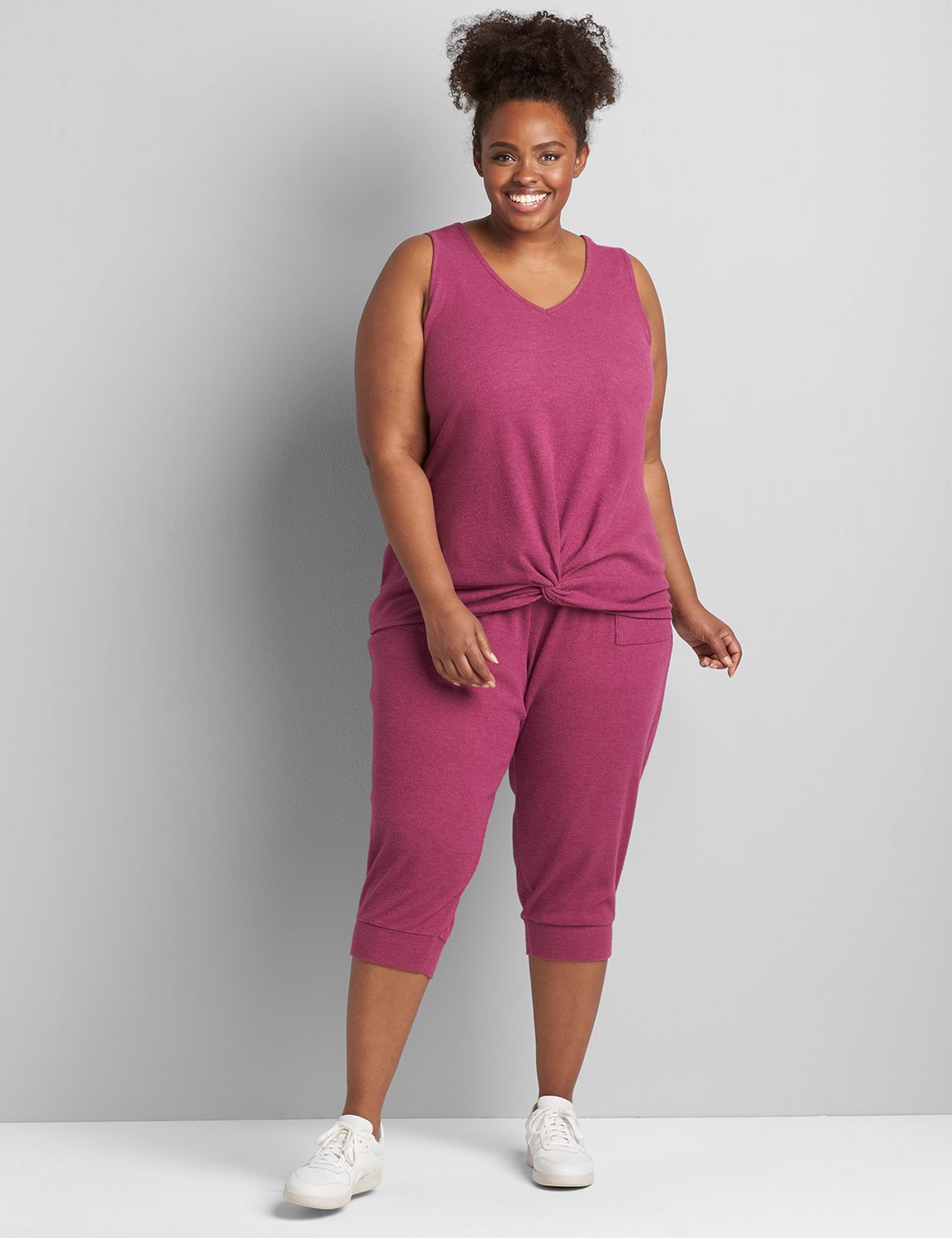 LIVI Waffle-Knit Tank Product Image 3