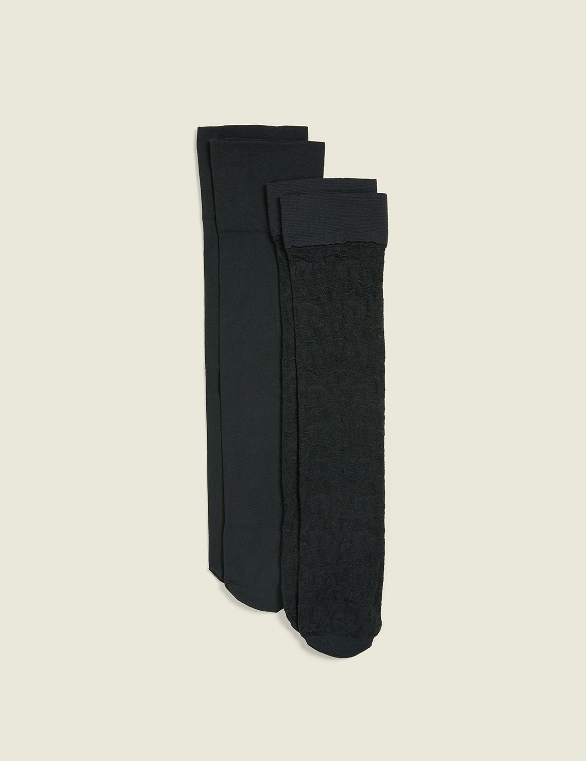 2pk Lace T Sock w/ Cmft Welt Y 1141 Product Image 1