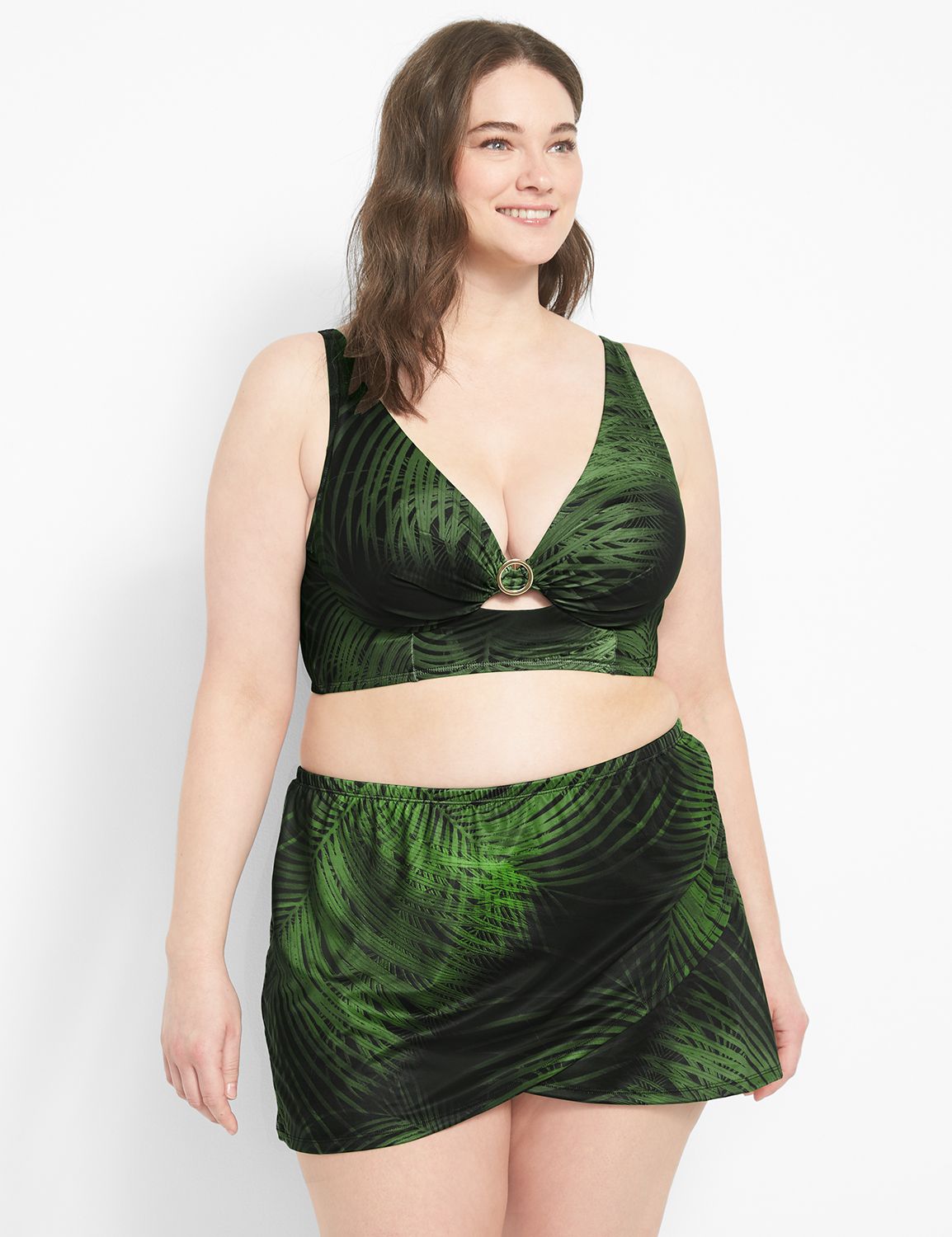 Lane bryant swim store skirt