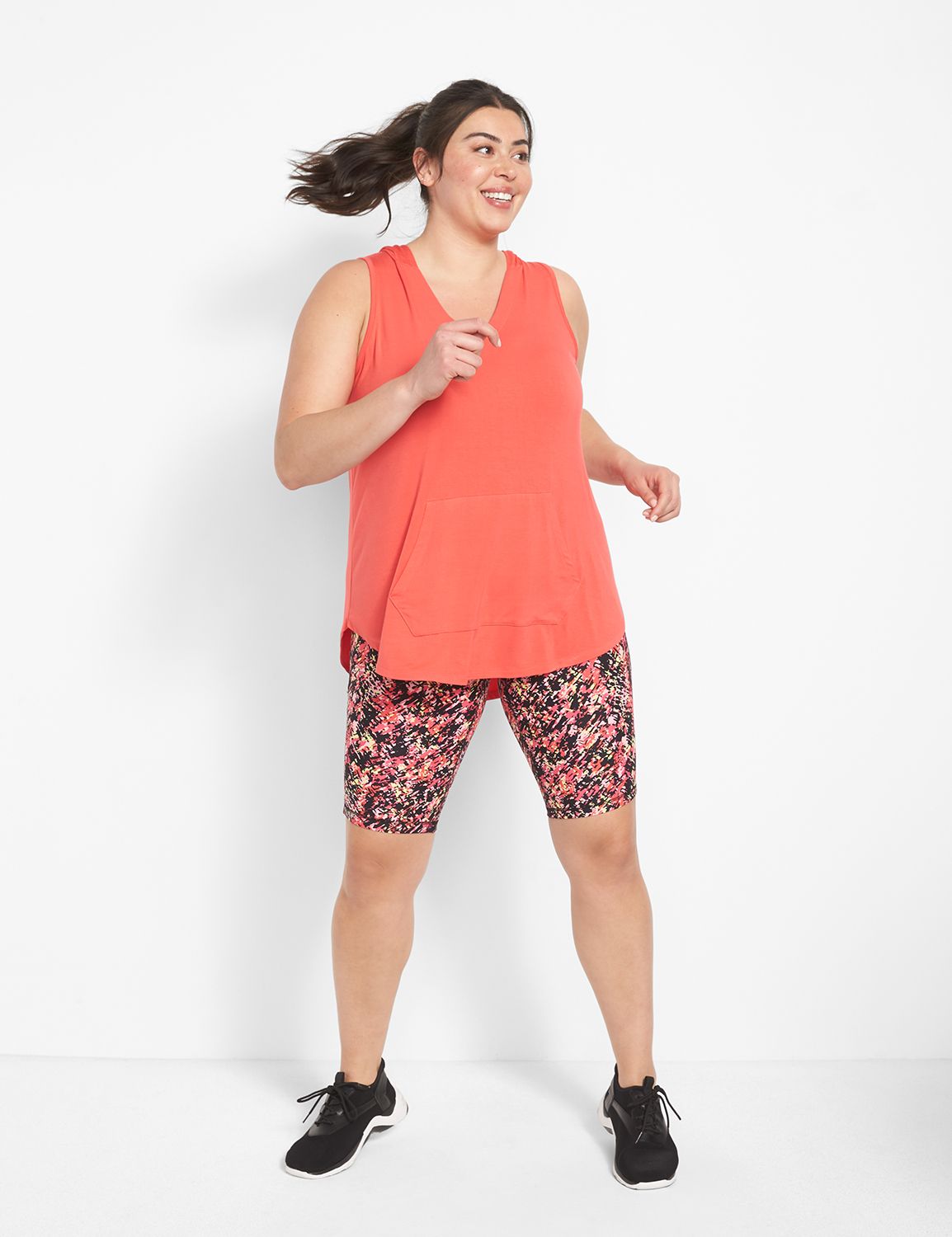 Lane bryant hot sale athletic shorts