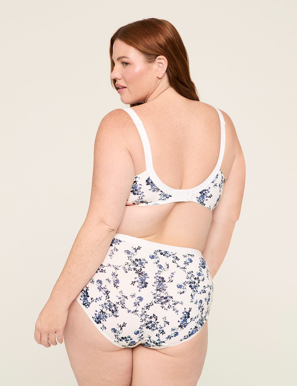 Cotton Lightly Lined Full Coverage Bra | LaneBryant