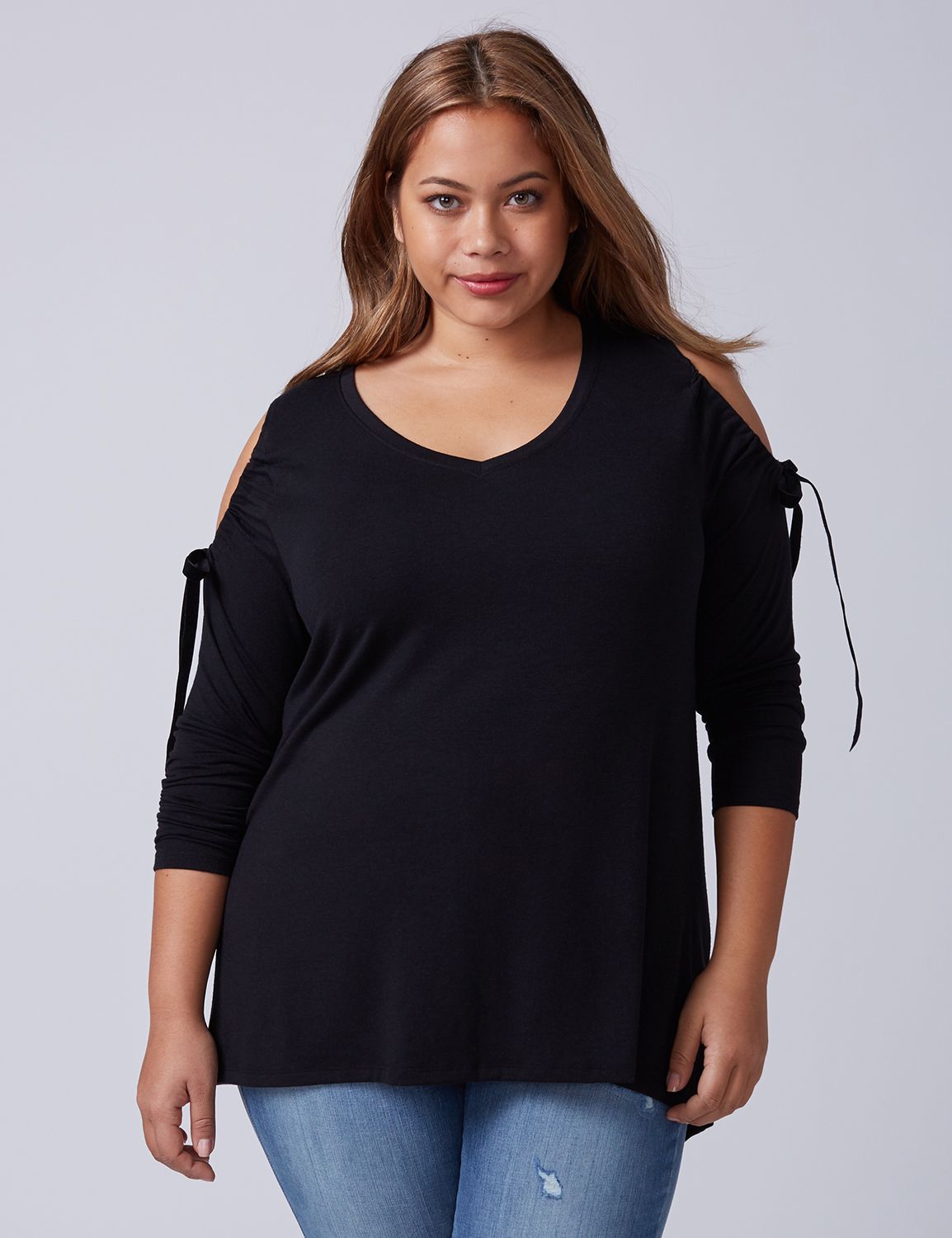 Tee Shop | Plus Size Basic Layering Tees & Tanks | Lane Bryant